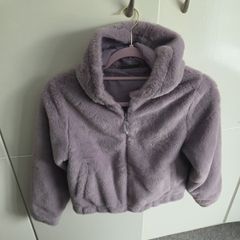 Lilac Hooded Fleece Jacket