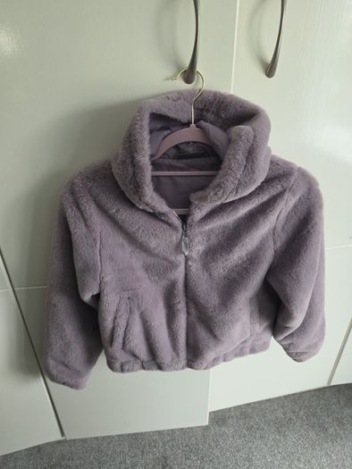 Lilac Hooded Fleece Jacket