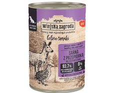 Country of Animals Forest Flavours Roe Deer with Quail wet food for adult dogs 400g