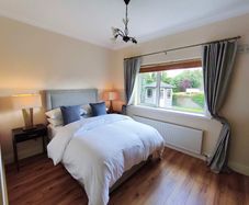 Divan Double Bed with matching Grey Headboard incl mattress