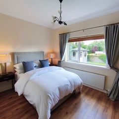 Divan Double Bed with matching Grey Headboard incl mattress