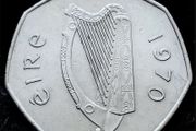 [#25] - Ireland | 1970 | Irish 50p | 50 Pence | Woodcook | KM.24 | AU