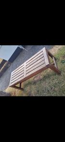 8 x wooden benches