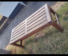 8 x wooden benches