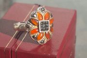 Vintage Sterling 925 Silver Ladies Ring (size I)