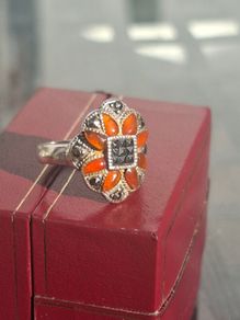 Vintage Sterling 925 Silver Ladies Ring
