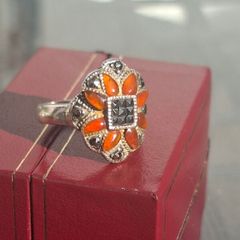 Vintage Sterling 925 Silver Ladies Ring
