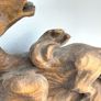 Large Vintage wooden horse sculpture Image 8