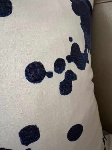 New Raine and Humble washed cotton and linen cushion COVER