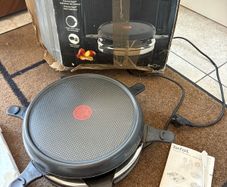 Tefal Colormania Raclette Grill designed for 6 people, grill, and crepe maker.