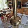 Vintage XXX Large Pitcher,Vase,30 INCHES Tall Etched Hammered Brass Floor Stand Pitcher,Solid Brass Home Decor Image 2