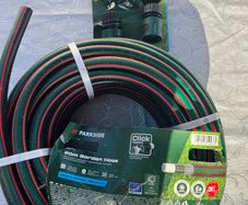 Parkside 20m Garden Hose and Y - Connector Set