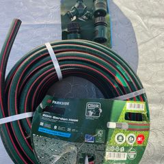 Parkside 20m Garden Hose and Y - Connector Set