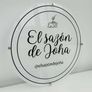 Round Acrylic Logo Sign - Mirror Gold Lettering, LED Backlit, Any Logo Image 5