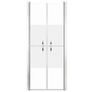 Shower Door Half Frosted ESG 71x190 cm Image 3