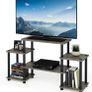 NEW SALE | Turn-N-Tube No Tools Entertainment Center, TV Unit, TV Stands, French Oak/Black, 105.4 (W) x 58 (H) x 29.5 (D) cm Image 4