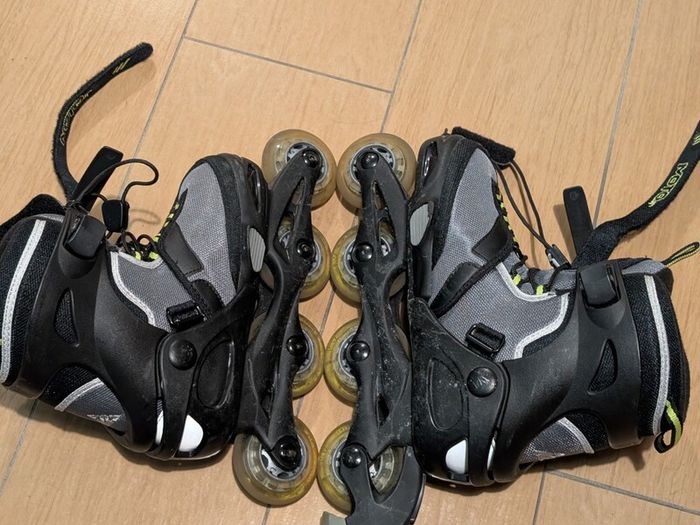K2 kids inline skates and protection gear