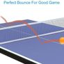 FREE EXPRESS SHIPPING Folding Ping Pong Table Game Set, Portable Indoor Outdoor Table Tennis Table with 2 Paddles, 3 Balls and Net Image 4