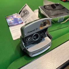 vintage Polaroid P-600 Silver Instant Camera