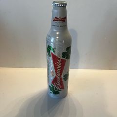 Budweiser metal limited edition bottle (empty)