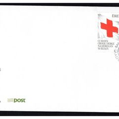 1989 Ireland Anniversary of the Red Cross and Commemoration of the European Elections Commemorative Stamp An Post First Day Cover (FDC)