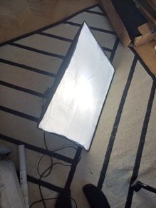 2x Photography Softbox Studio Lighting Kit with Stands & Bulbs