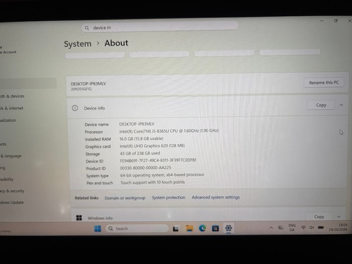 Lenovo ThinkPad T490 Laptop