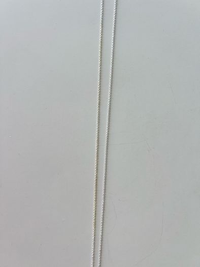 Newbridge Silverware Long Aqua Pendant Necklace + Original Box