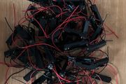 Job Lot 80 x Single AAA Battery Holders with Leads - New