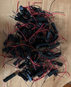 Job Lot 80 x Single AAA Battery Holders with Leads - New