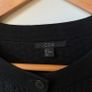 COS Black Textured Bubble Knit Longline Cardigan Coatigan Size S (UK 10) Image 5