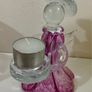 Brand New Glass Angel Candle holder with candle Image 2