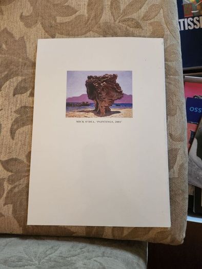 Mick O'dea Paintings 2001 Catalogue. First Edition Large Volume Paperback In Very Good Condition.