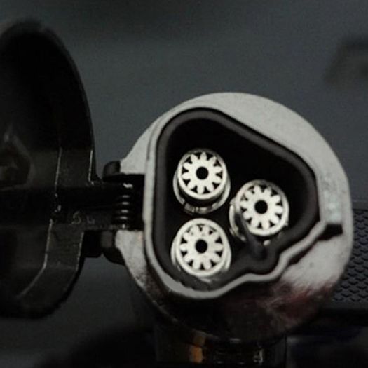Windproof Trip Torch Jet Flame Refillable Butane Gas Cigarette Cigar Lighter