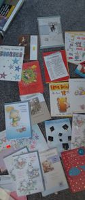Selection of cards after business closure new 1 euro each