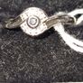 9ct white gold sapphire & diamond ring Image 3