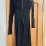 French Connection black dress with lace sleeves Image 4