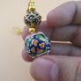 Beautiful Handmade Afghani Design Colorful Enamel Drop Earrings Image 5