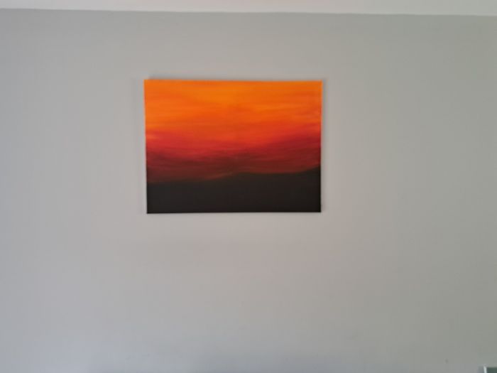 Acrylic Painting - Orange