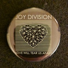 Joy division, pin back button badge.