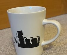 Japanese Porcelain Penguin Mug