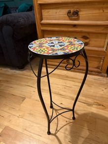ceramic side table