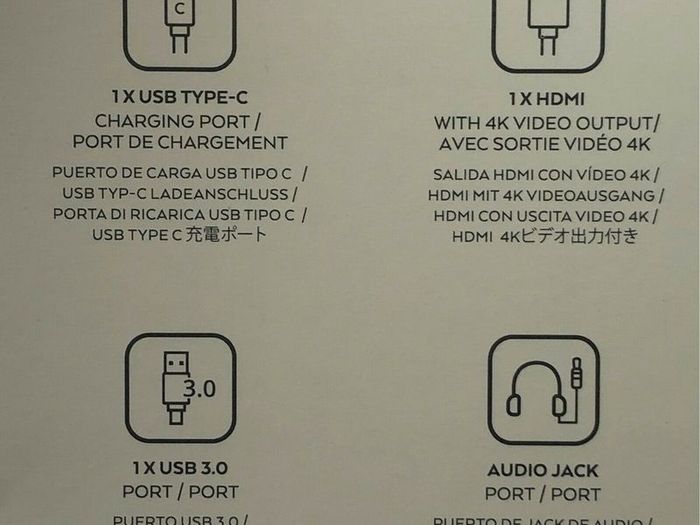 Satechi Type-C Mobile Pro Hub with USB-C PD Charging, 4K HDMI, USB 3.0, 3.5mm