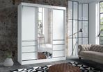 Sliding Doors Wardrobe HAI 180cm - White