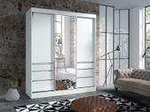 Sliding Doors Wardrobe HAI 180cm - White