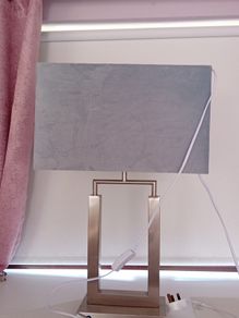 table lamp grey shade