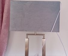 table lamp grey shade