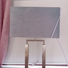 table lamp grey shade