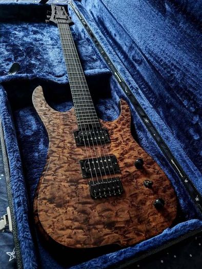 Hufschmid Tantalum Custom Masterbuilt Guitar w / Sidewynder Pickups (Delivery available)
