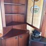 Beautiful Mid-Century Style Vintage Corner Display Cabinet / China Hutch Image 2